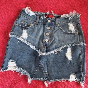Denim skirt